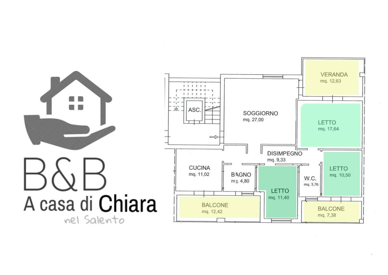 A Casa Di Chiara Lecce Exterior foto